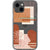 iPhone 13 Modern Rose Rust Shapes Clear Phone Case - The Urban Flair