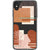 iPhone XS Max Modern Rose Rust Shapes Clear Phone Case - The Urban Flair