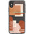 iPhone X/XS Modern Rose Rust Shapes Clear Phone Case - The Urban Flair