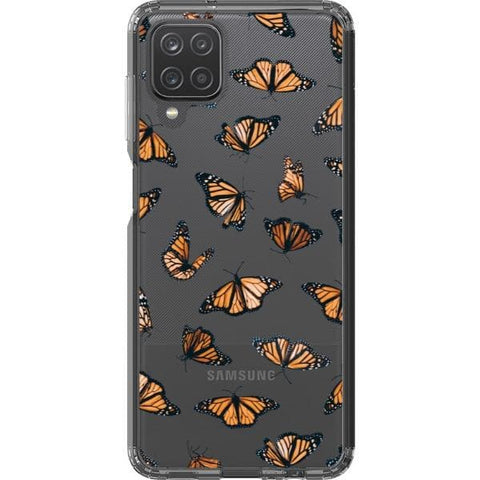 Galaxy A12 Monarch Butterfly Clear Phone Case - The Urban Flair