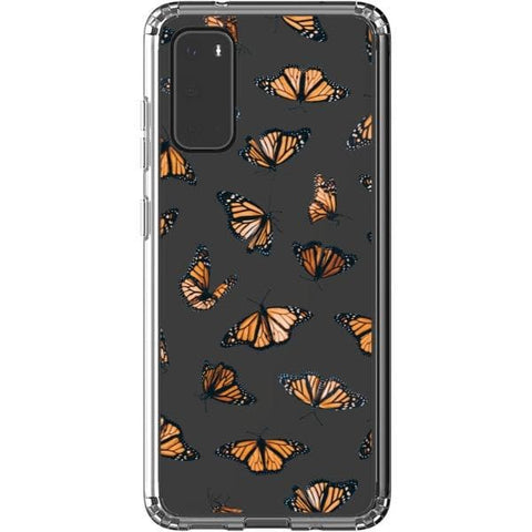 Galaxy S20 Monarch Butterfly Clear Phone Case - The Urban Flair