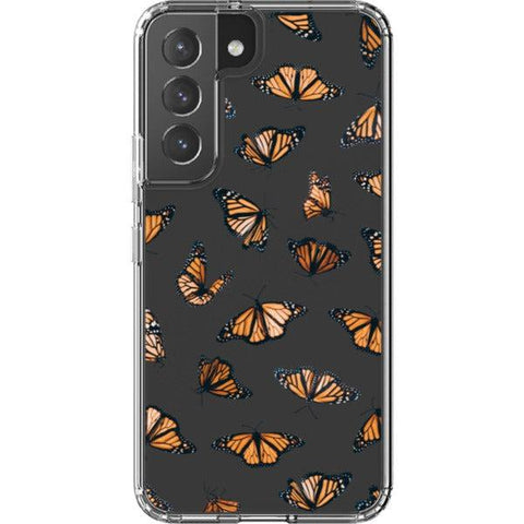 Monarch Butterfly Clear Phone Case Galaxy S22 exclusively offered by The Urban Flair