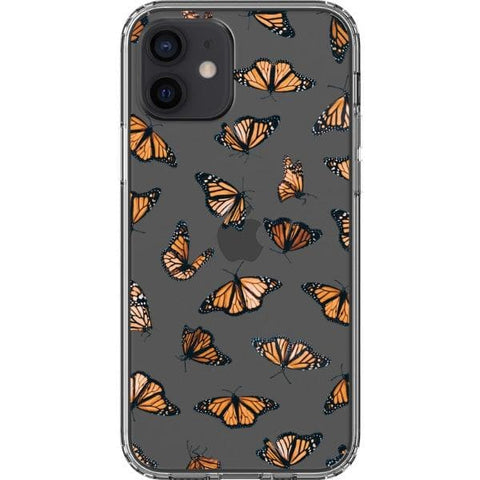 iPhone 12 Monarch Butterfly Clear Phone Case - The Urban Flair