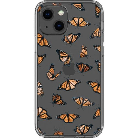 iPhone 13 Monarch Butterfly Clear Phone Case - The Urban Flair