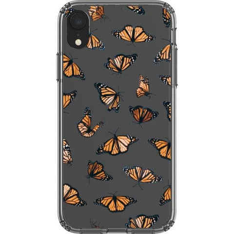 iPhone XR Monarch Butterfly Clear Phone Case - The Urban Flair
