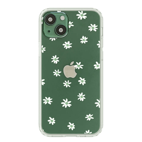 Nature Design Phone Cases For New Alpine Green iPhone 13 Mini, 13, 13 Pro & 13 Pro Max iPhone 13 #4 - Minimal Flowers exclusively offered by The Urban Flair
