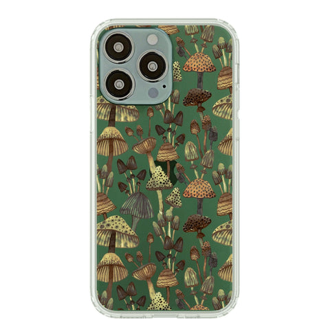 Nature Design Phone Cases For New Alpine Green iPhone 13 Mini, 13, 13 Pro & 13 Pro Max iPhone 13 Pro Max #3 - Mushrooms exclusively offered by The Urban Flair