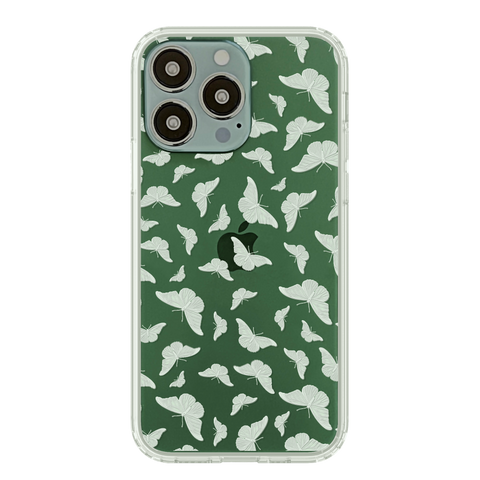 Nature Design Phone Cases For New Alpine Green iPhone 13 Mini, 13, 13 Pro & 13 Pro Max iPhone 13 Pro Max #5 - Light Butterflies exclusively offered by The Urban Flair