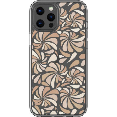 Nude Abstract Splashes Clear Phone Case iPhone 12 Pro Max exclusively offered by The Urban Flair