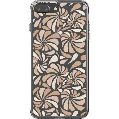 Nude Abstract Splashes Clear Phone Case iPhone 7 Plus/8 Plus exclusively offered by The Urban Flair