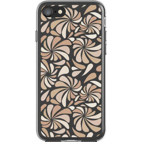 Nude Abstract Splashes Clear Phone Case iPhone 7/8 exclusively offered by The Urban Flair