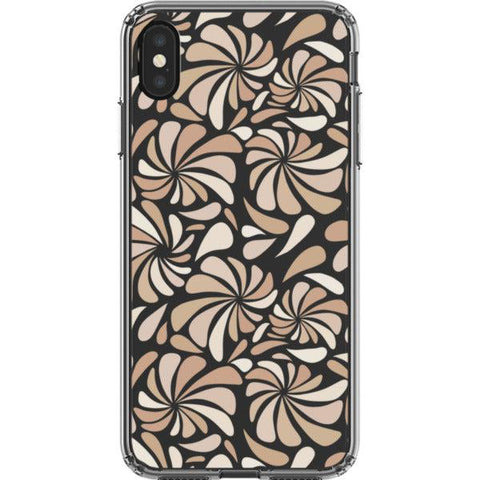 Nude Abstract Splashes Clear Phone Case iPhone XS Max exclusively offered by The Urban Flair