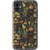 Olive Green Mushrooms Clear Phone Case iPhone 11 exclusively offered by The Urban Flair