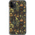 Olive Green Mushrooms Clear Phone Case iPhone 11 Pro Max exclusively offered by The Urban Flair