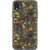 Olive Green Mushrooms Clear Phone Case iPhone XR exclusively offered by The Urban Flair