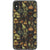 Olive Green Mushrooms Clear Phone Case iPhone XS Max exclusively offered by The Urban Flair
