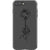 iPhone 7 Plus/8 Plus Black One Line Rose Clear Phone Case - The Urban Flair