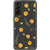 Galaxy S21 Orange Pressed Wild Flower Print Clear Phone Case - The Urban Flair