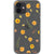 iPhone 12 Orange Pressed Wild Flower Print Clear Phone Case - The Urban Flair