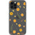 iPhone 12 Pro Orange Pressed Wild Flower Print Clear Phone Case - The Urban Flair