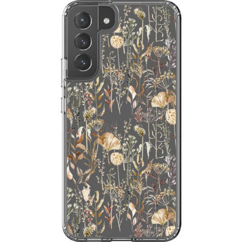 Pale Boho Wildflowers Clear Phone Case Galaxy S22 Plus exclusively offered by The Urban Flair