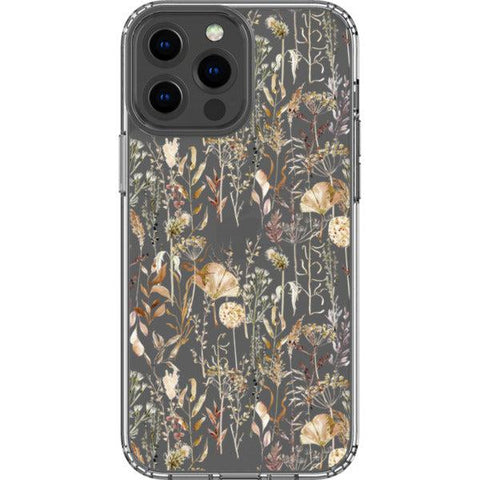 Pale Boho Wildflowers Clear Phone Case iPhone 13 Pro Max exclusively offered by The Urban Flair