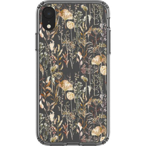 Pale Boho Wildflowers Clear Phone Case iPhone XR exclusively offered by The Urban Flair