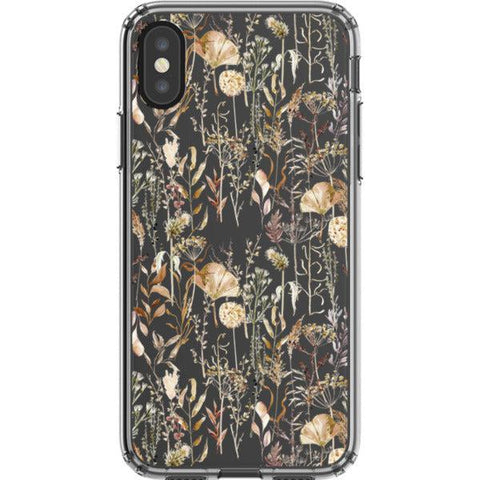 Pale Boho Wildflowers Clear Phone Case iPhone X/XS exclusively offered by The Urban Flair