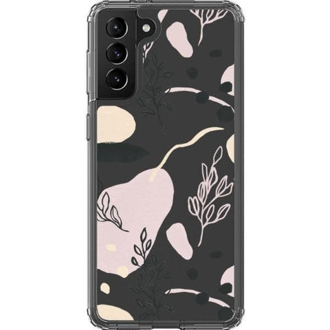 Pale Modern Shapes Clear Phone Case for your Galaxy S21 Plus exclusively at The Urban Flair