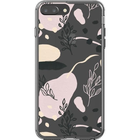 Pale Modern Shapes Clear Phone Case for your iPhone 7 Plus/8 Plus exclusively at The Urban Flair