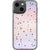 Pale Pastel Cut Out Stars Clear Phone Case iPhone 13 Mini exclusively offered by The Urban Flair