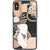 iPhone XS Max Pale Peach Aesthetic Collage Clear Phone Case - The Urban Flair