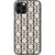 iPhone 12 Pro Pale Pink Minimal Retro Flowers Clear Phone Case - The Urban Flair