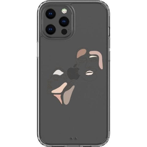 iPhone 13 Pro Max #3 Pale Pink Nude Line Art Clear Phone Cases - The Urban Flair