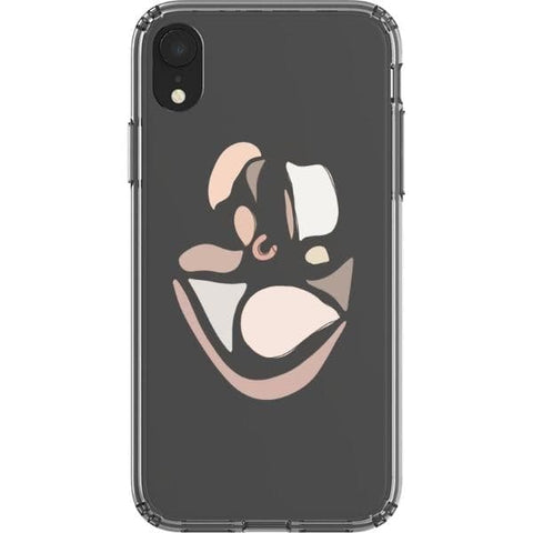 iPhone XR #2 Pale Pink Nude Line Art Clear Phone Cases - The Urban Flair