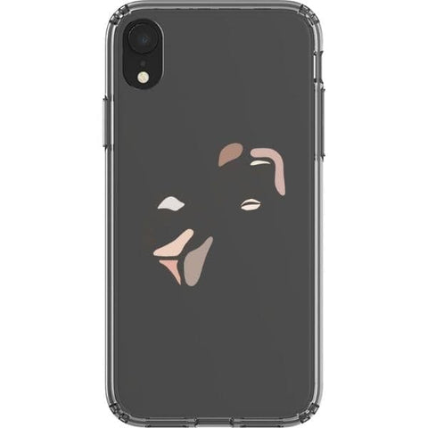 iPhone XR #3 Pale Pink Nude Line Art Clear Phone Cases - The Urban Flair