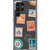 Passport Stamps Travel Clear Phone Case Galaxy S22 Ultra exclusively offered by The Urban Flair