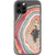 iPhone 13 Pro Pastel Geode Agate Slice Clear Phone Case - The Urban Flair