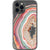 iPhone 13 Pro Max Pastel Geode Agate Slice Clear Phone Case - The Urban Flair