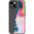 Pastel Watercolor Split Clear Phone Case iPhone 13 exclusively offered by The Urban Flair