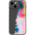 Pastel Watercolor Split Clear Phone Case iPhone 13 Mini exclusively offered by The Urban Flair