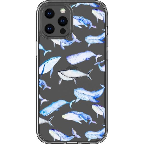 Pastel Whales Clear Phone Case Pastel Whales Clear Phone Case