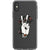 iPhone X/XS #1 Peace Sign Line Art Clear Phone Cases - The Urban Flair