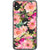 Peach Pink Watercolor Flowers Clear Phone Case iPhone XS Max exclusively offered by The Urban Flair