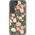 Peach Watercolor Flowers Clear Phone Case Galaxy S22 exclusively offered by The Urban Flair