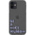 Periwinkle Be A Nice Human Clear Phone Case for your iPhone 12 exclusively at The Urban Flair