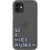 Periwinkle Be A Nice Human Clear Phone Case for your iPhone 12 Mini exclusively at The Urban Flair