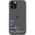 Periwinkle Be A Nice Human Clear Phone Case for your iPhone 13 Pro exclusively at The Urban Flair