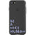Periwinkle Be A Nice Human Clear Phone Case for your iPhone SE (2020/2022) exclusively at The Urban Flair