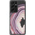 Galaxy S21 Ultra Pink Lilac Agate Geode Slice Clear Phone Case - The Urban Flair
